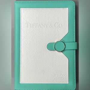 New Tiffany & Co. VIP Notebook Lined Magnet Closure/Front Pocket